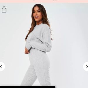 Missguided sweat set.